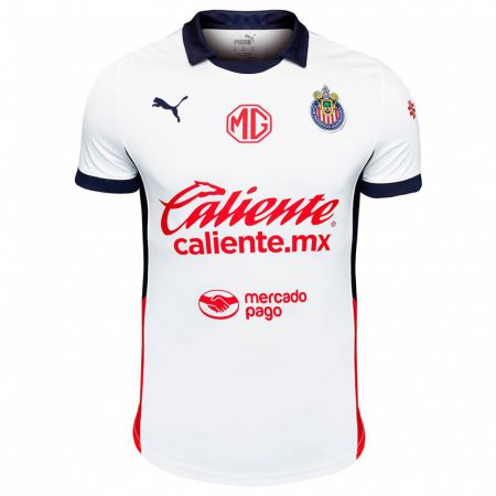 Kandiny Homme Maillot Javier Guerrero #186 Blanc Rouge Bleu Tenues Extérieur 2024/25 T-Shirt