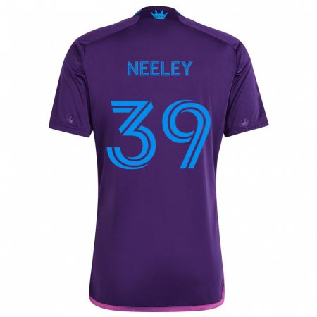 Kandiny Femme Maillot Jack Neeley #39 Bleu Violet Tenues Extérieur 2024/25 T-Shirt