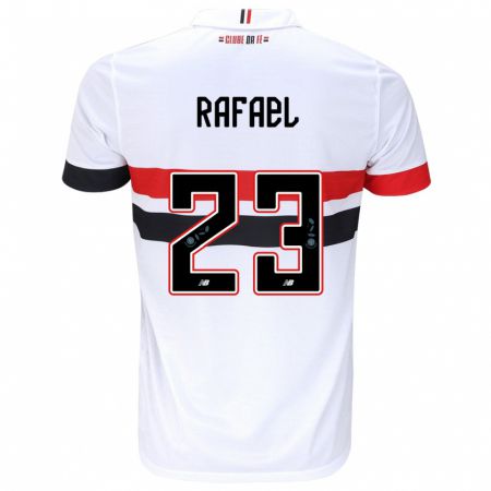 Kandiny Enfant Maillot Rafael #23 Blanc Rouge Noir Tenues Domicile 2024/25 T-Shirt