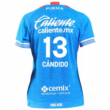 Kandiny Enfant Maillot Camilo Cándido #13 Bleu Ciel Tenues Domicile 2024/25 T-Shirt