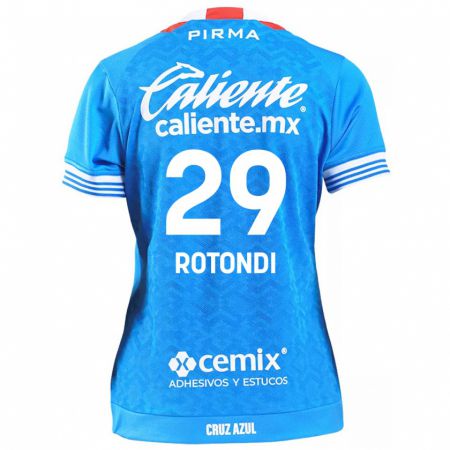 Kandiny Enfant Maillot Carlos Rotondi #29 Bleu Ciel Tenues Domicile 2024/25 T-Shirt