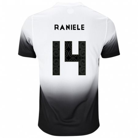 Kandiny Enfant Maillot Raniele #14 Blanc Noir Tenues Domicile 2024/25 T-Shirt