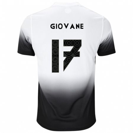 Kandiny Enfant Maillot Giovane #17 Blanc Noir Tenues Domicile 2024/25 T-Shirt