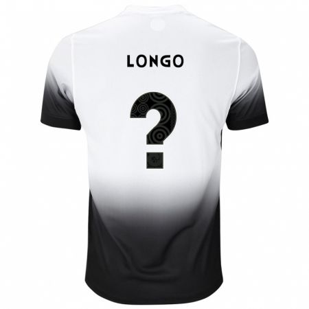 Kandiny Enfant Maillot Felipe Longo #0 Blanc Noir Tenues Domicile 2024/25 T-Shirt