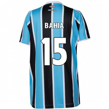 Kandiny Enfant Maillot Raíssa Bahia #15 Bleu Noir Blanc Tenues Domicile 2024/25 T-Shirt