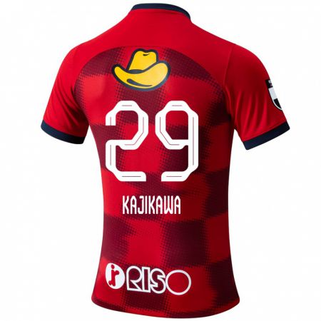 Kandiny Enfant Maillot Yuji Kajikawa #29 Rouge Bleu Blanc Tenues Domicile 2024/25 T-Shirt