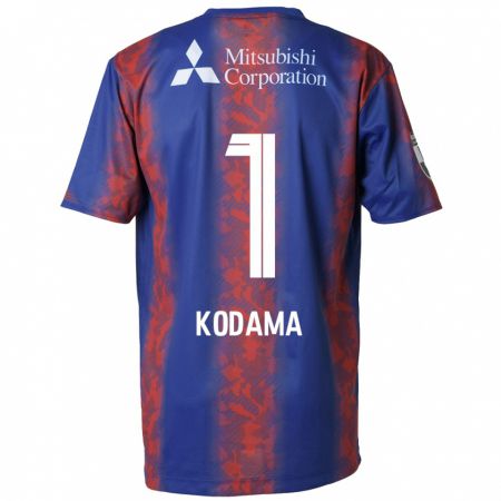 Kandiny Enfant Maillot Tsuyoshi Kodama #1 Bleu Rouge Tenues Domicile 2024/25 T-Shirt