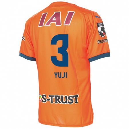 Kandiny Enfant Maillot Yuji Takahashi #3 Bleu Orange Tenues Domicile 2024/25 T-Shirt