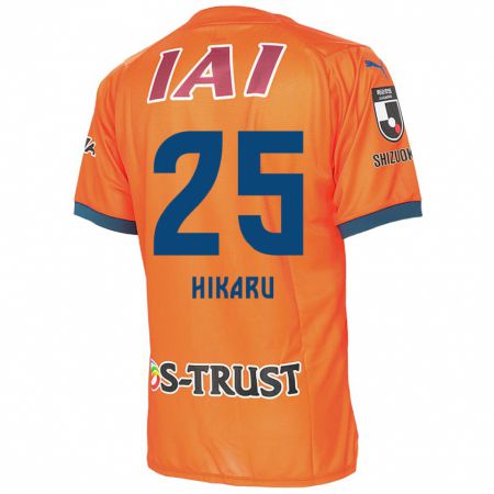 Kandiny Enfant Maillot Hikaru Naruoka #25 Bleu Orange Tenues Domicile 2024/25 T-Shirt