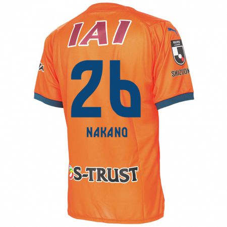 Kandiny Enfant Maillot Takeru Nakano #26 Bleu Orange Tenues Domicile 2024/25 T-Shirt