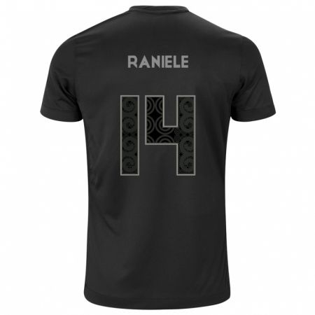 Kandiny Enfant Maillot Raniele #14 Noir Tenues Extérieur 2024/25 T-Shirt