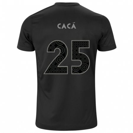 Kandiny Enfant Maillot Cacá #25 Noir Tenues Extérieur 2024/25 T-Shirt