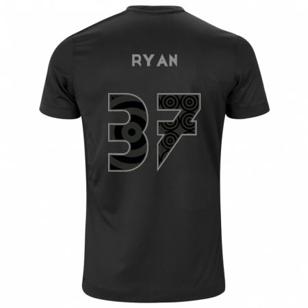 Kandiny Enfant Maillot Ryan #37 Noir Tenues Extérieur 2024/25 T-Shirt