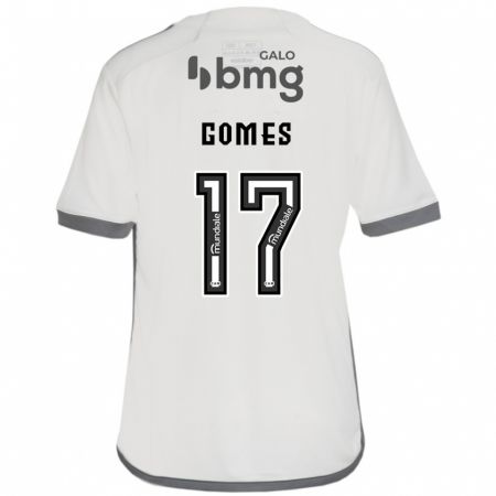 Kandiny Enfant Maillot Igor Gomes #17 Blanc Cassé Tenues Extérieur 2024/25 T-Shirt