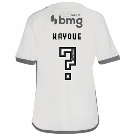 Kandiny Enfant Maillot Kayque #0 Blanc Cassé Tenues Extérieur 2024/25 T-Shirt