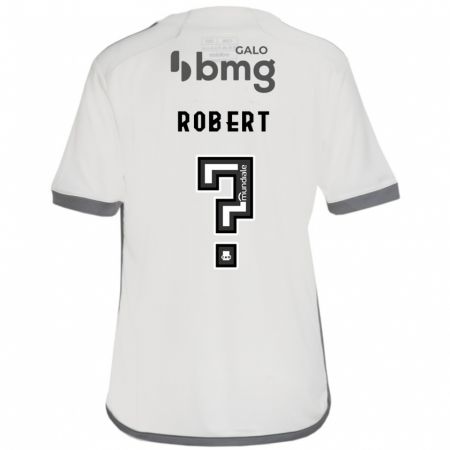 Kandiny Enfant Maillot Robert Pinto #0 Blanc Cassé Tenues Extérieur 2024/25 T-Shirt