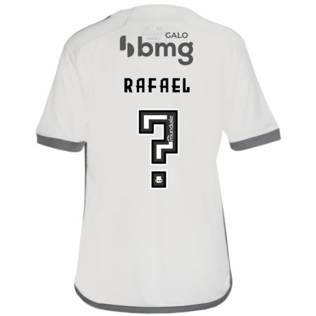 Kandiny Enfant Maillot João Rafael #0 Blanc Cassé Tenues Extérieur 2024/25 T-Shirt