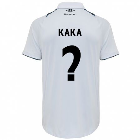 Kandiny Enfant Maillot Kaká #0 Blanc Bleu Tenues Extérieur 2024/25 T-Shirt