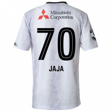 Kandiny Enfant Maillot Jája Silva #70 Blanc Noir Tenues Extérieur 2024/25 T-Shirt