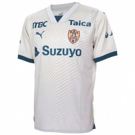 Kandiny Enfant Maillot Kenta Nishizawa #16 Blanc Bleu Tenues Extérieur 2024/25 T-Shirt