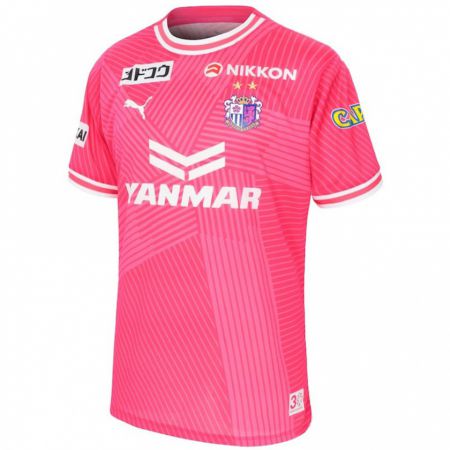 Kandiny Homme Maillot Jordy Croux #11 Rose Blanc Tenues Domicile 2024/25 T-Shirt