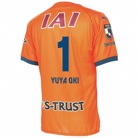 Kandiny Homme Maillot Yuya Oki #1 Bleu Orange Tenues Domicile 2024/25 T-Shirt