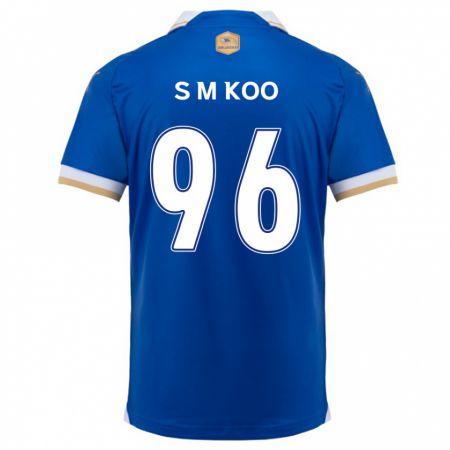 Kandiny Homme Maillot Min-Seo Koo #96 Bleu Blanc Tenues Domicile 2024/25 T-Shirt