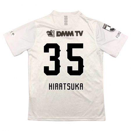 Kandiny Homme Maillot Yuto Hiratsuka #35 Gris Noir Tenues Extérieur 2024/25 T-Shirt