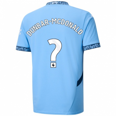 Kandiny Enfant Maillot Christian Dunbar-Mcdonald #0 Bleu Marine Tenues Domicile 2024/25 T-Shirt