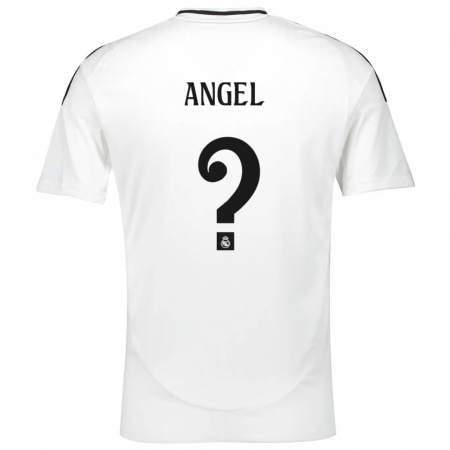 Kandiny Enfant Maillot Manuel Ángel #0 Blanc Tenues Domicile 2024/25 T-Shirt