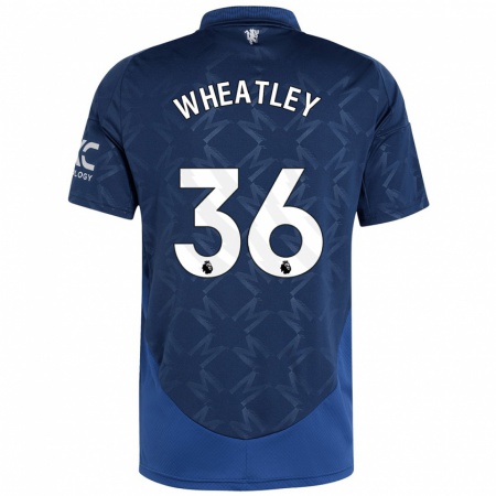 Kandiny Enfant Maillot Ethan Wheatley #36 Indigo Tenues Extérieur 2024/25 T-Shirt