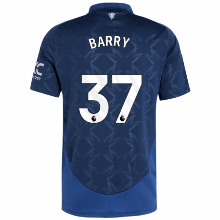 Kandiny Enfant Maillot Keira Barry #37 Indigo Tenues Extérieur 2024/25 T-Shirt