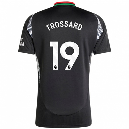 Kandiny Enfant Maillot Leandro Trossard #19 Noir Tenues Extérieur 2024/25 T-Shirt