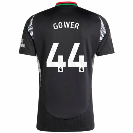 Kandiny Enfant Maillot Jimi Gower #44 Noir Tenues Extérieur 2024/25 T-Shirt