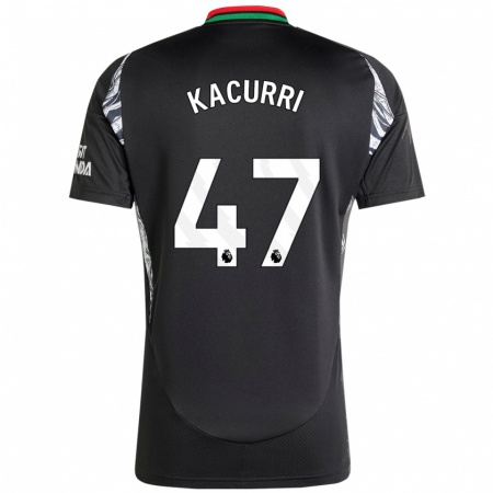 Kandiny Enfant Maillot Maldini Kacurri #47 Noir Tenues Extérieur 2024/25 T-Shirt