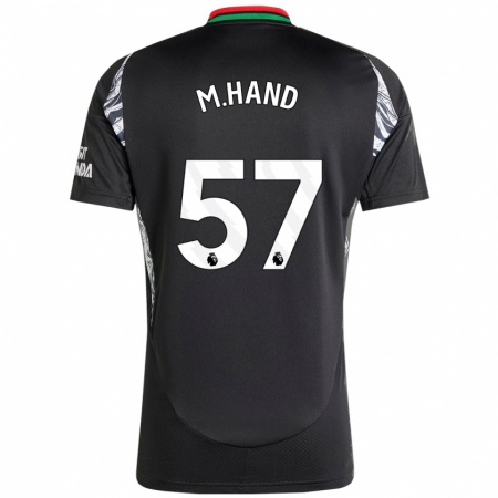 Kandiny Enfant Maillot Ismail Oulad M'hand #57 Noir Tenues Extérieur 2024/25 T-Shirt