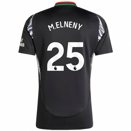 Kandiny Enfant Maillot Mohamed Elneny #25 Noir Tenues Extérieur 2024/25 T-Shirt