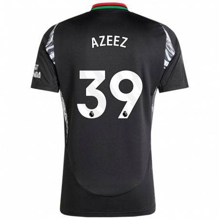 Kandiny Enfant Maillot Miguel Azeez #39 Noir Tenues Extérieur 2024/25 T-Shirt