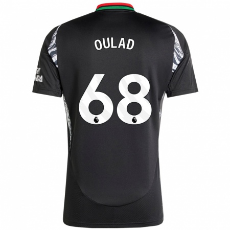 Kandiny Enfant Maillot Salah-Eddine Oulad M'hand #68 Noir Tenues Extérieur 2024/25 T-Shirt