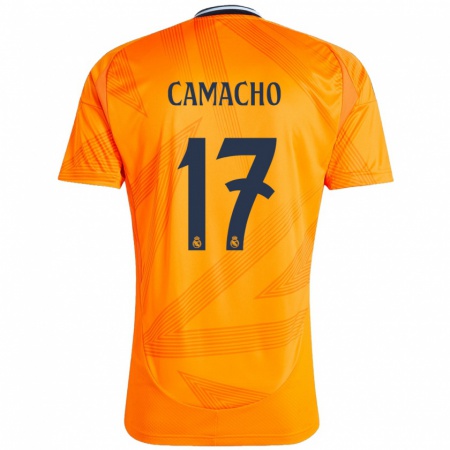 Kandiny Enfant Maillot Carla Camacho #17 Orange Tenues Extérieur 2024/25 T-Shirt