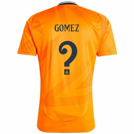 Kandiny Enfant Maillot Eric Gómez #0 Orange Tenues Extérieur 2024/25 T-Shirt