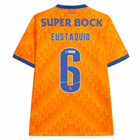 Kandiny Enfant Maillot Stephen Eustaquio #6 Orange Tenues Extérieur 2024/25 T-Shirt