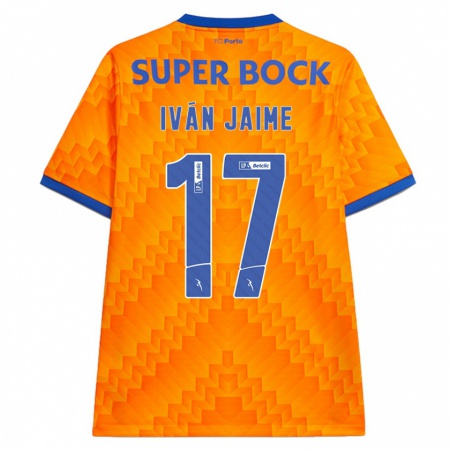 Kandiny Enfant Maillot Iván Jaime #17 Orange Tenues Extérieur 2024/25 T-Shirt