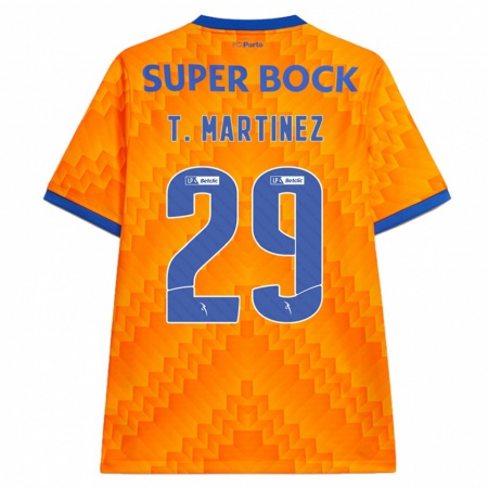 Kandiny Enfant Maillot Toni Martínez #29 Orange Tenues Extérieur 2024/25 T-Shirt