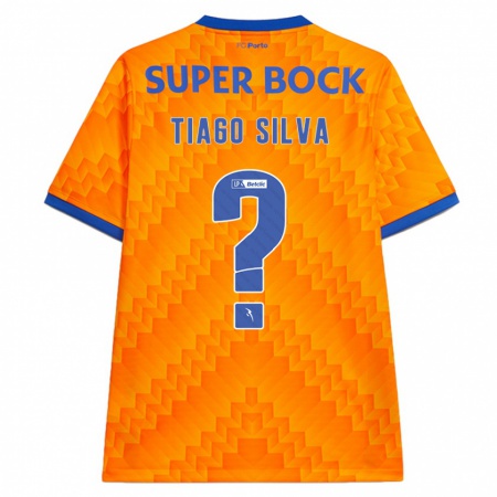 Kandiny Enfant Maillot Tiago Silva #0 Orange Tenues Extérieur 2024/25 T-Shirt