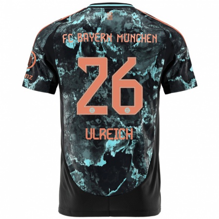 Kandiny Enfant Maillot Sven Ulreich #26 Noir Tenues Extérieur 2024/25 T-Shirt