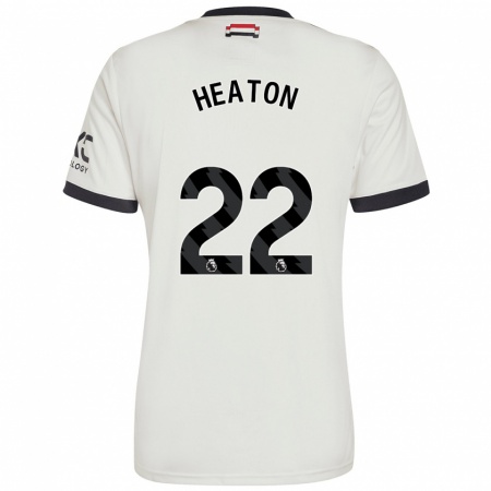 Kandiny Enfant Maillot Tom Heaton #22 Blanc Cassé Troisieme 2024/25 T-Shirt