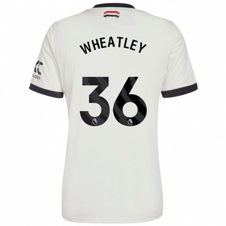 Kandiny Enfant Maillot Ethan Wheatley #36 Blanc Cassé Troisieme 2024/25 T-Shirt