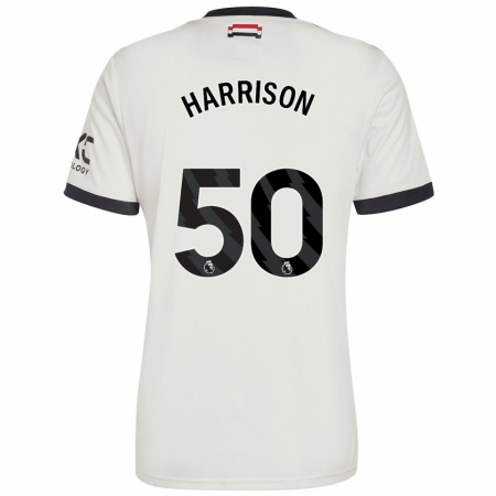 Kandiny Enfant Maillot Elyh Harrison #50 Blanc Cassé Troisieme 2024/25 T-Shirt