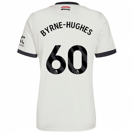 Kandiny Enfant Maillot Cameron Byrne-Hughes #60 Blanc Cassé Troisieme 2024/25 T-Shirt